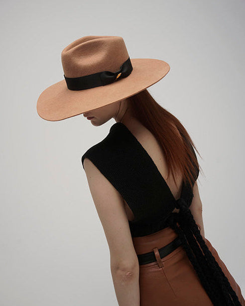 Camel Felt Hat