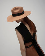 Camel Felt Hat