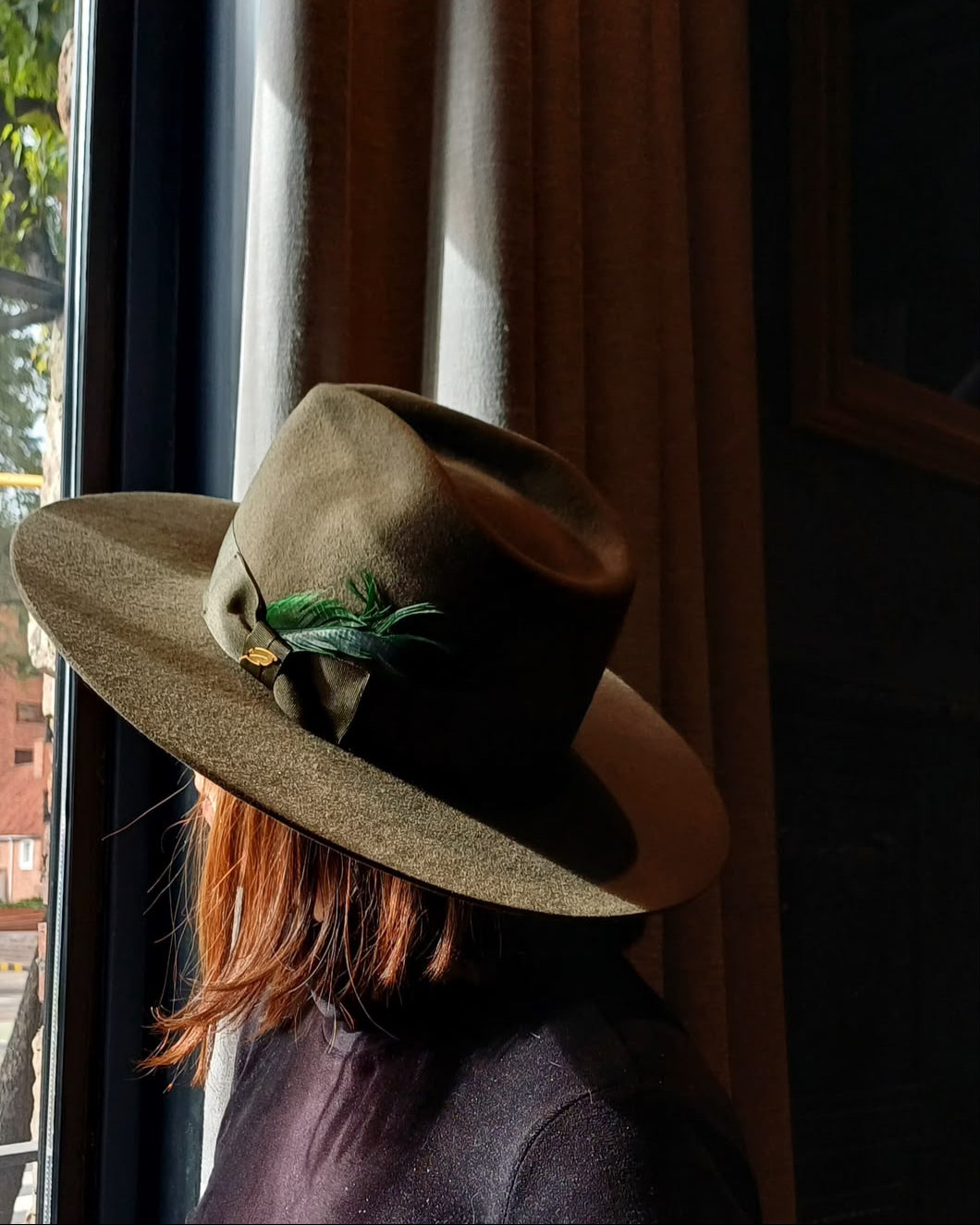 Green Felt Hat