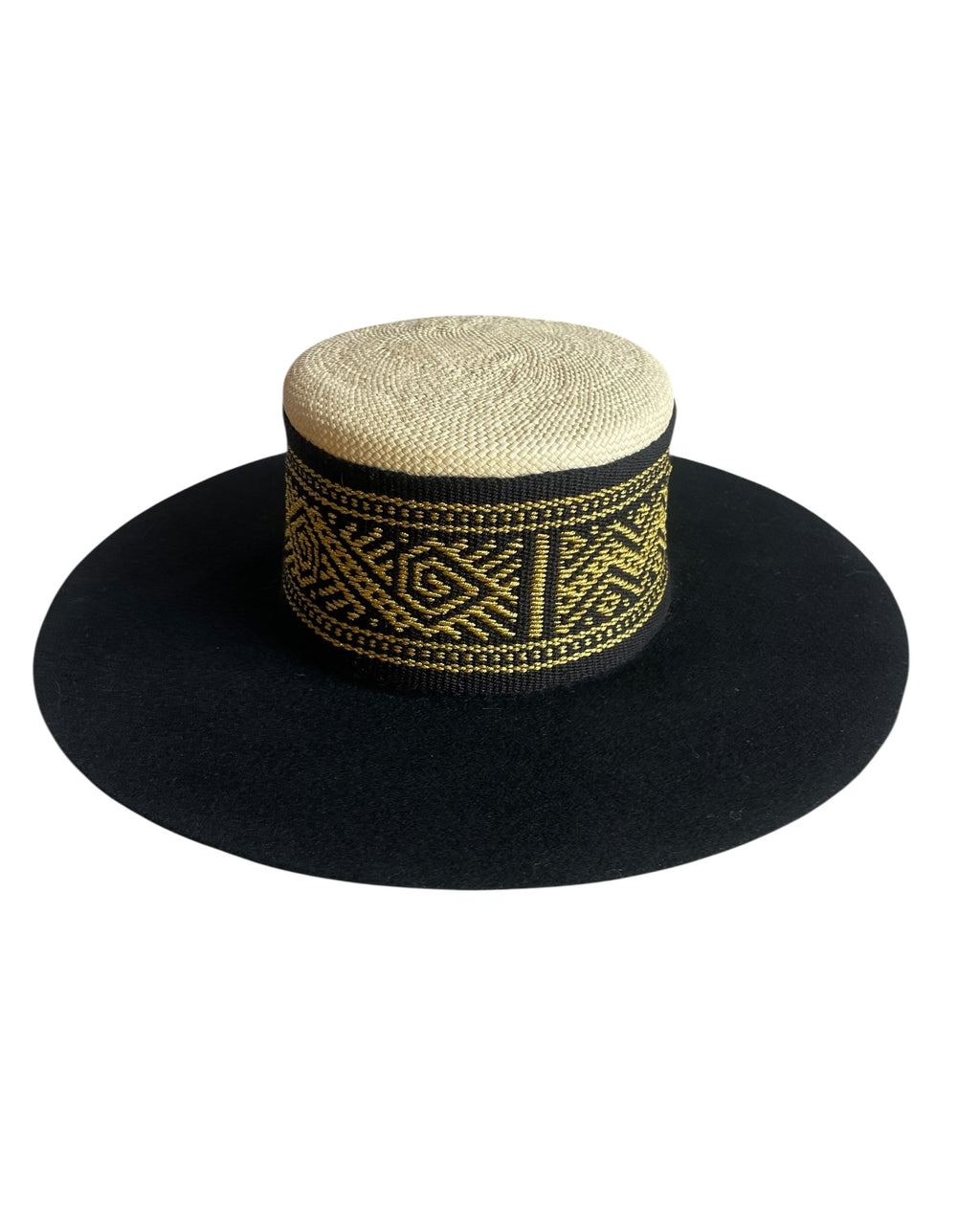 Putumayo Black Felt Hat
