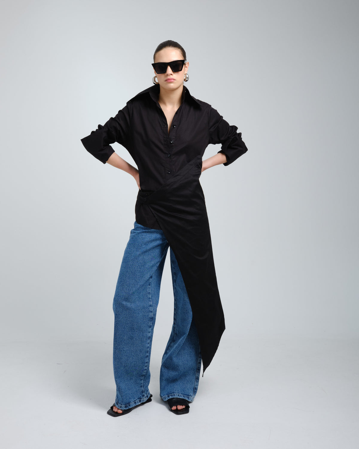 Camisa Mento clásica con sobrepuesto ajustable (CA-MENTO-LAMIA2)