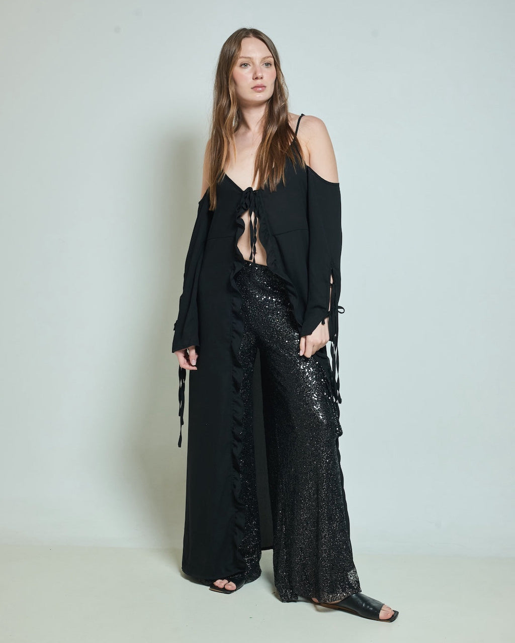 Camisa vestido Thar Black (CA-THARBLACK-E24-2)