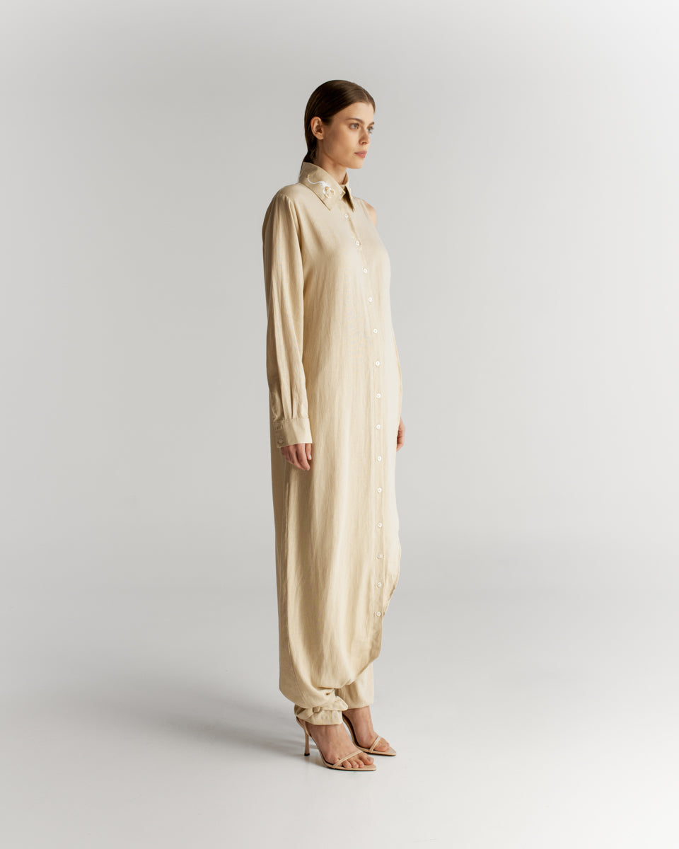 Set pantalón y blusa asimétrica (SET-SIMA-C23-1)