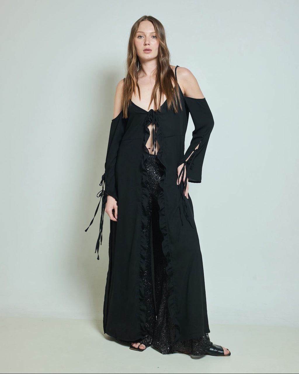 Camisa vestido Thar Black (CA-THARBLACK-E24-2)